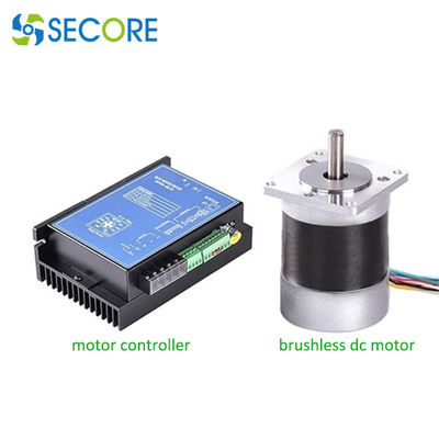 0.134HP 100W 0.31NM Brushless BLDC Motor 12V 24V With Controller